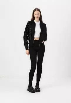 Куртка-бомбер VMGLITTER Vero Moda, черный