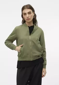 Куртка-бомбер VMSUMMER Vero Moda, зеленый