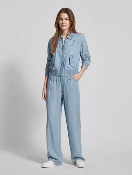 Куртка-бомбер в джинсовом стиле DKNY
