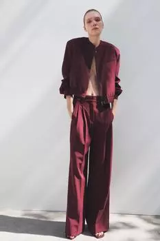 Куртка - бомбер ZARA, бордовый