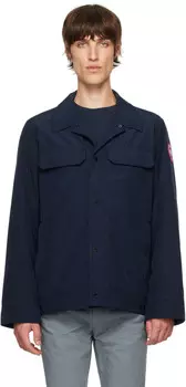 Куртка «Бёрнаби» синяя Canada Goose