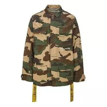Куртка camouflage multiple pockets yellow cargo jacket camouflage Off-White, камуфляж