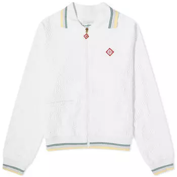 Куртка Casablanca Monogram Towelling Track, белый