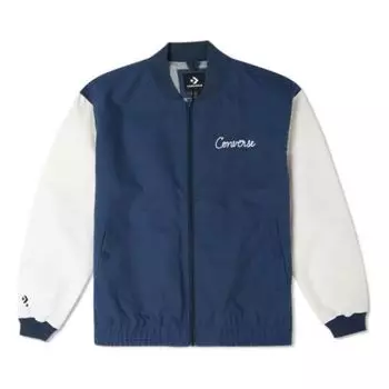 Куртка chain stitch woven jacket 'blue white' Converse, синий