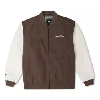 Куртка chain stitch woven jacket 'earthy brown' Converse, коричневый