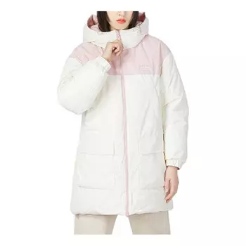 Куртка classic down jacket 'white pink' New Balance, белый