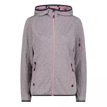 Куртка CMP 30H5856 Hooded Fleece, серый