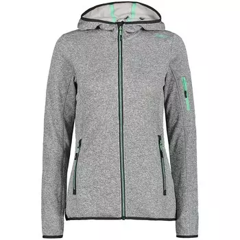 Куртка CMP 30H5856 Hooded Fleece, серый