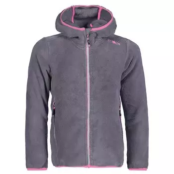 Куртка CMP 38P1455 Hooded Fleece, серый