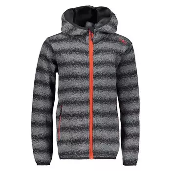 Куртка CMP 39H0964 Hooded Fleece, серый
