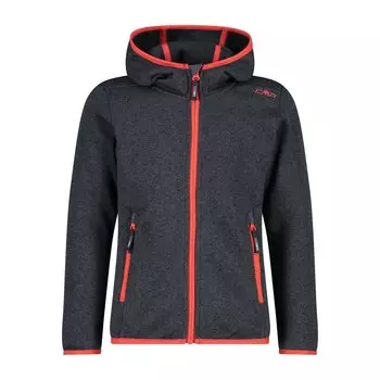 Куртка CMP 3H19825 Hooded Fleece, черный