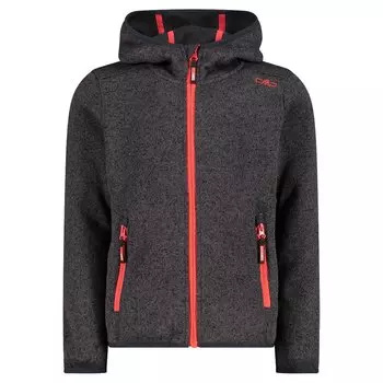 Куртка CMP 3H19825 Hooded Fleece, серый