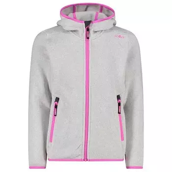 Куртка CMP 3H19825 Hooded Fleece, серый