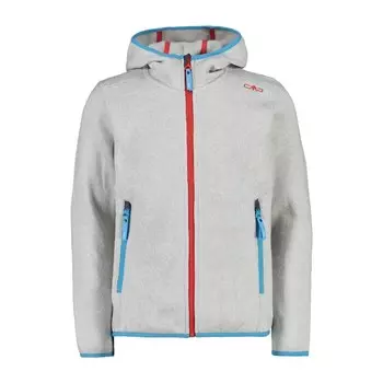 Куртка CMP 3H19825 Hooded Fleece, серый