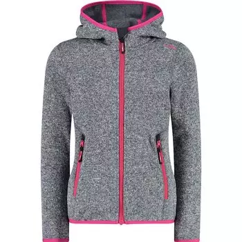 Куртка CMP 3H19825 Hooded Fleece, серый