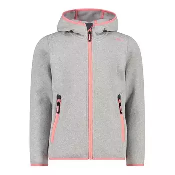 Куртка CMP 3H19825 Hooded Fleece, серый