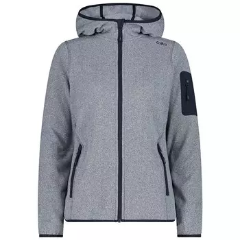 Куртка CMP 3H19826 Hooded Fleece, серый