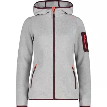 Куртка CMP 3H19826 Hooded Fleece, серый