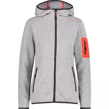Куртка CMP 3H19826 Hooded Fleece, серый