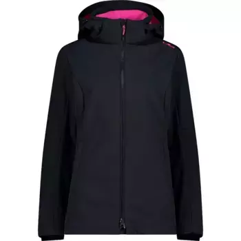 Куртка CMP Long Fit 3A22226 softshell, черный