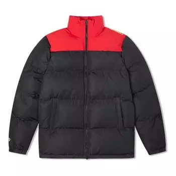 Куртка colorblock down jacket 'black red' Converse, черный