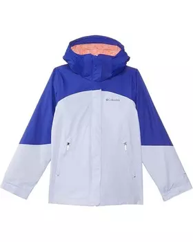 Куртка Columbia Kids Bugaboo III Fleece Interchange Jacket, цвет Snowdrift/Clematis Blue/Hot Coral
