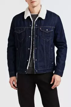 Куртка дальнобойщика Type III из искусственной овчины Levi's
