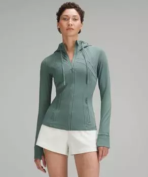 Куртка Define с капюшоном Lululemon, зеленый