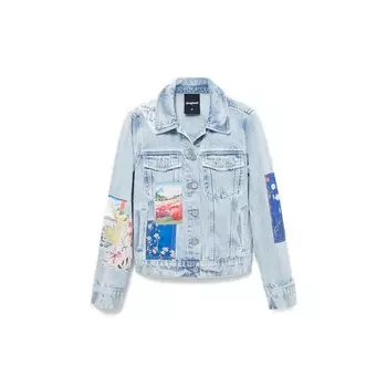 Куртка Desigual Los Angeles Denim, синий