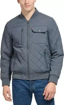 Куртка Diamond Quilted Bomber Levi's, цвет Indigo