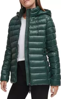 Куртка DKNY Short Packable With Side Tab, цвет Malachite