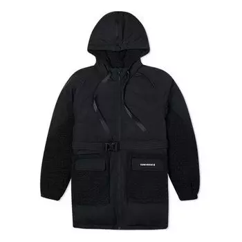 Куртка down jacket 'black' Converse, черный