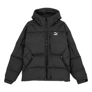 Куртка down jacket 'black' Puma, черный