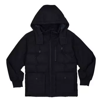 Куртка down mid jacket 'black' Converse, черный