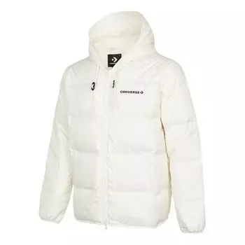 Куртка downfilled hooded jacket 'white' Converse, белый