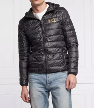 Куртка EA7 regular fit, черный