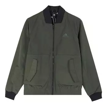 Куртка ei jkt fl bomb jacket green Adidas, серый