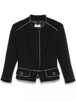 Куртка Elisabetta Franchi с шарфом, черный