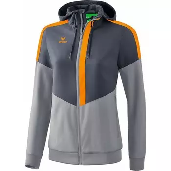 Куртка Erima Hooded Tracktop Squad, серый