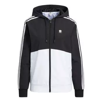 Куртка essentials woven jacket Adidas, черный