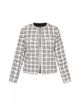 Куртка faina, цвет white black