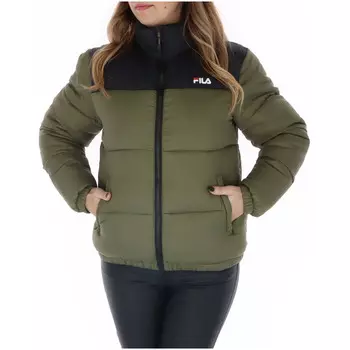 Куртка Fila утепленная, зеленый/черный