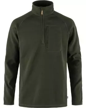 Куртка Fjllrven vik Fleece 1/2 Zip, цвет Deep Forest