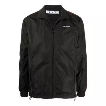 Куртка fw20 logo printing jacket men black Off-White, черный