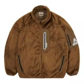 Куртка fw21 ultimo polartec high loft track jacket 'brown' Palace, коричневый