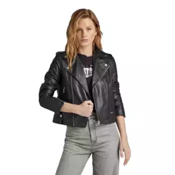 Куртка G-Star Biker leather, черный