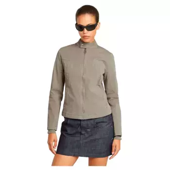 Куртка G-Star Biker leather, серый