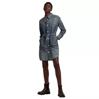 Куртка G-Star Long Millery Overshirt, синий