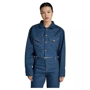 Куртка G-Star Relaxed Cropped Cutoff denim, синий