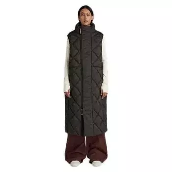 Куртка G-Star Whistler Padded Extra Long Sless Puffer, черный